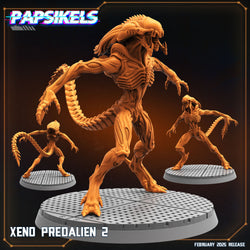 3D Printed Papsikels Xeno Predalien February 2025 Scifi 28mm 32mm (Online Only)