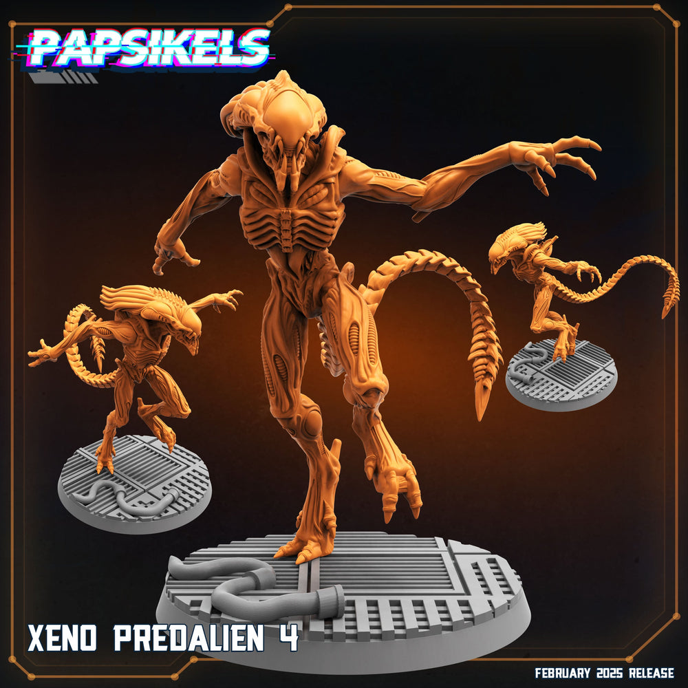 3D Printed Papsikels Xeno Predalien February 2025 Scifi 28mm 32mm (Online Only)