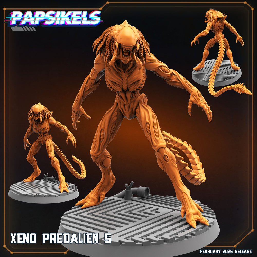 3D Printed Papsikels Xeno Predalien February 2025 Scifi 28mm 32mm (Online Only)