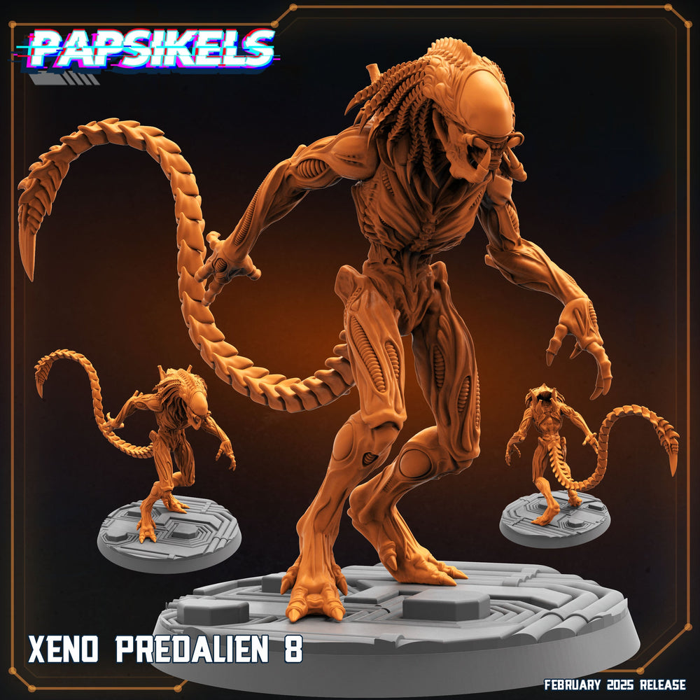 3D Printed Papsikels Xeno Predalien February 2025 Scifi 28mm 32mm (Online Only)