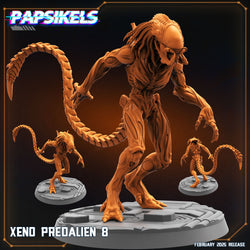 3D Printed Papsikels Xeno Predalien February 2025 Scifi 28mm 32mm (Online Only)