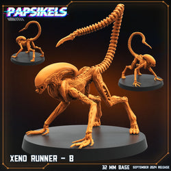 3D Printed Papsikels Xeno Runners Set SEPTEMBER 2024 SCIFI 28mm 32mm (Online Only)