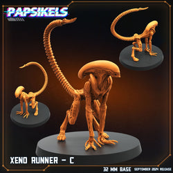 3D Printed Papsikels Xeno Runners Set SEPTEMBER 2024 SCIFI 28mm 32mm (Online Only)