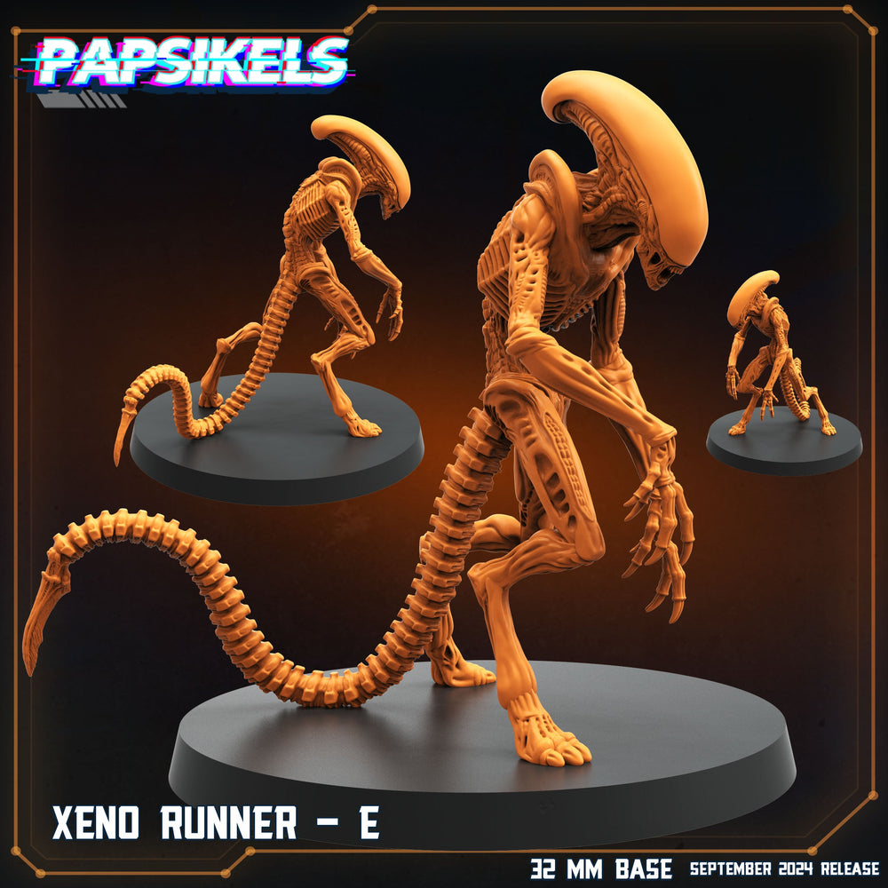 3D Printed Papsikels Xeno Runners Set SEPTEMBER 2024 SCIFI 28mm 32mm (Online Only)