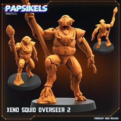 3D Printed Papsikels Xeno Squid Overseer February 2025 Scifi 28mm 32mm (Online Only)