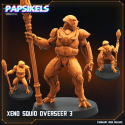 3D Printed Papsikels Xeno Squid Overseer February 2025 Scifi 28mm 32mm (Online Only)