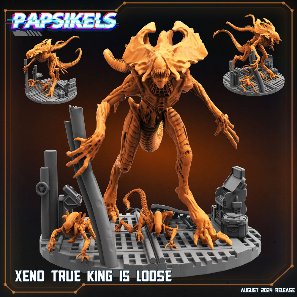 3D Printed Papsikels August 2024 Scifi Xeno True King Is Loose 28mm 32mm (Online Only)
