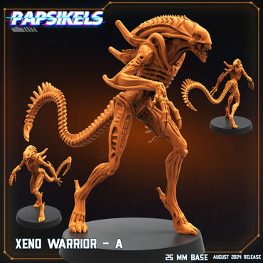 3D Printed Papsikels Xeno Warrior Set August 2024 Scifi 28mm 32mm (Online Only)