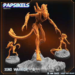 3D Printed Papsikels Xeno Warrior Set August 2024 Scifi 28mm 32mm (Online Only)