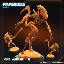 3D Printed Papsikels Xeno Warrior Set August 2024 Scifi 28mm 32mm (Online Only)