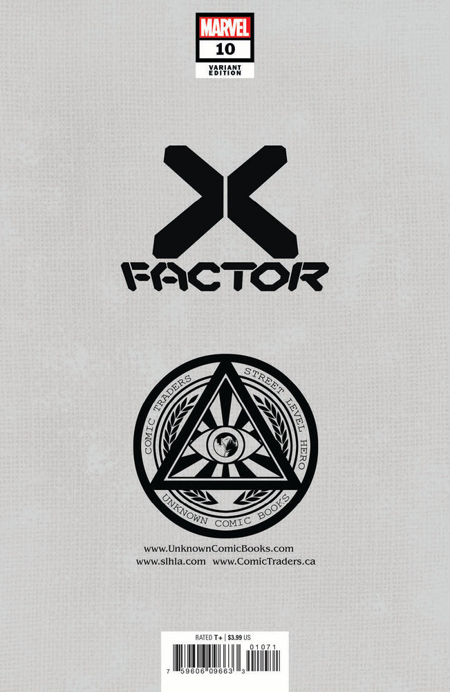 X-Factor #10 Unknown Comics Creees Exclusive Spoiler Virgin Var Gala (06/30/2021) (ONLINE ORDER ONLY)