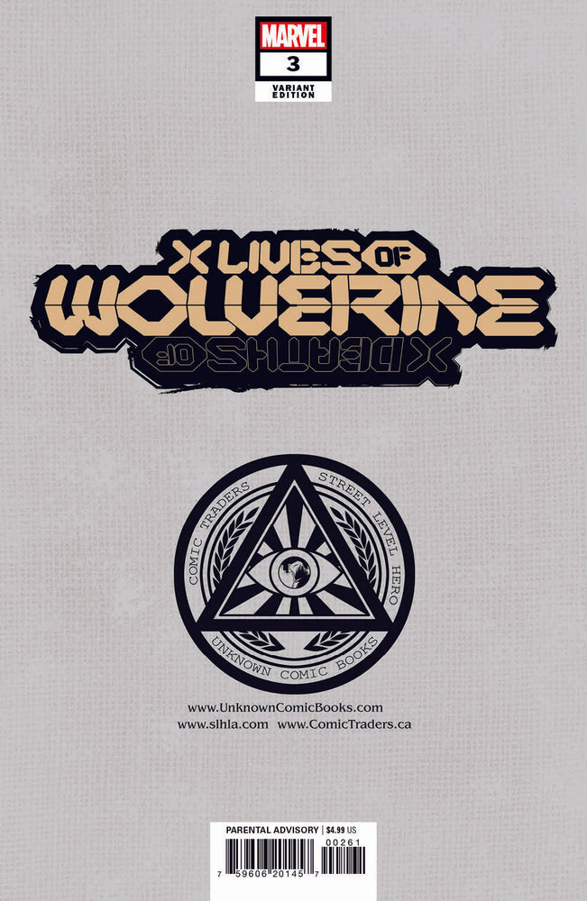 X Lives Of Wolverine 3 Unknown Comics Alan Quah Exclusive Var (02/16/2022) (ONLINE ORDER ONLY)