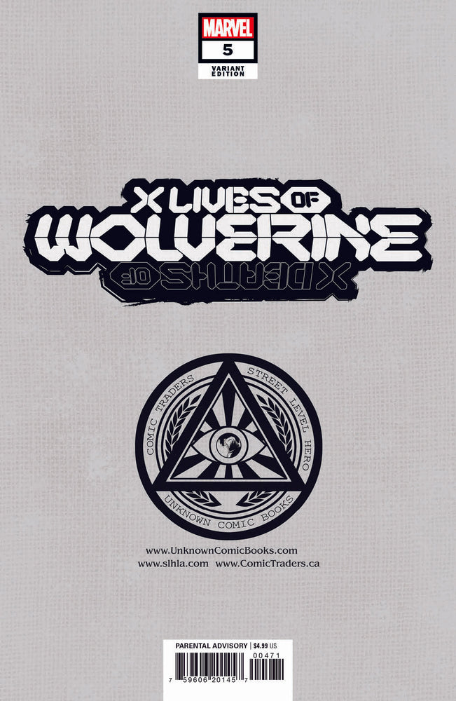 X Lives Of Wolverine 5 Unknown Comics Marco Turini Exclusive Var (03/16/2022) (ONLINE ORDER ONLY)