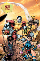 [4 PACK 🚨 Limited Edition! 🚨] [FOIL] X-Men 1991 #1 Facsimile Edition Unknown Comics Jim Lee Exclusive Connecting Cover PREMIUM Var (02/12/2025) (ONLINE ORDER ONLY)