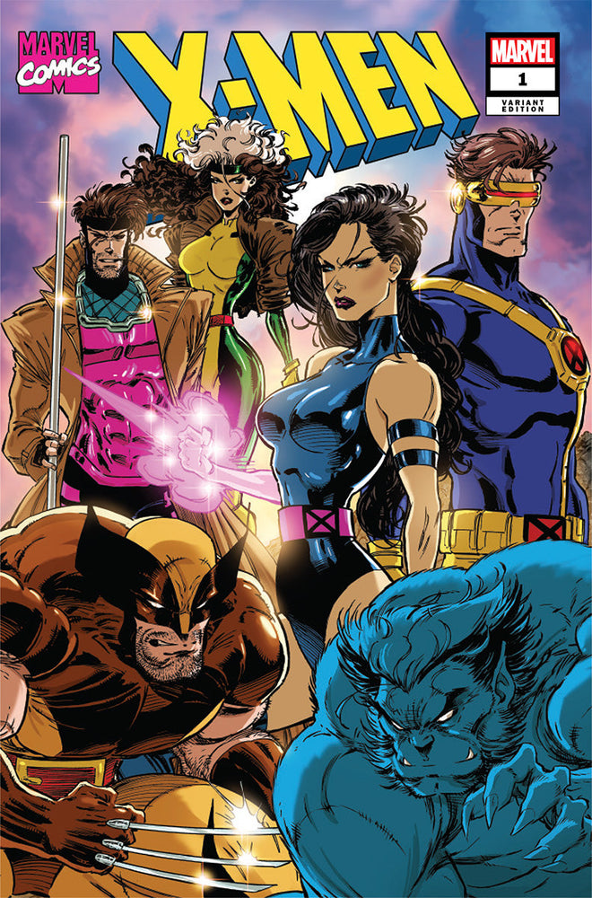 [FOIL] X-Men #1 (1991) Facsimile Unknown Comic Kaare Andrews MEGACON 2025 Exclusive Blue Team Var (02/05/2025) (ONLINE ORDER ONLY)