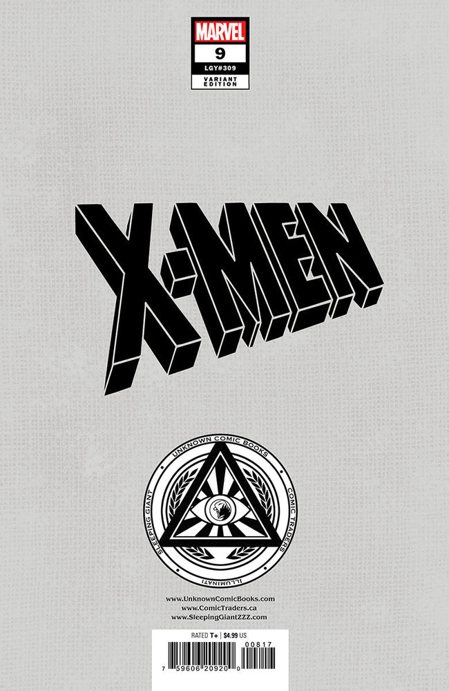 [Signed by Tyler Kirkham] X-Men #9 Unknown Comics Tyler Kirkham Exclusive Var [IN STOCK] (ONLINE ORDER ONLY)