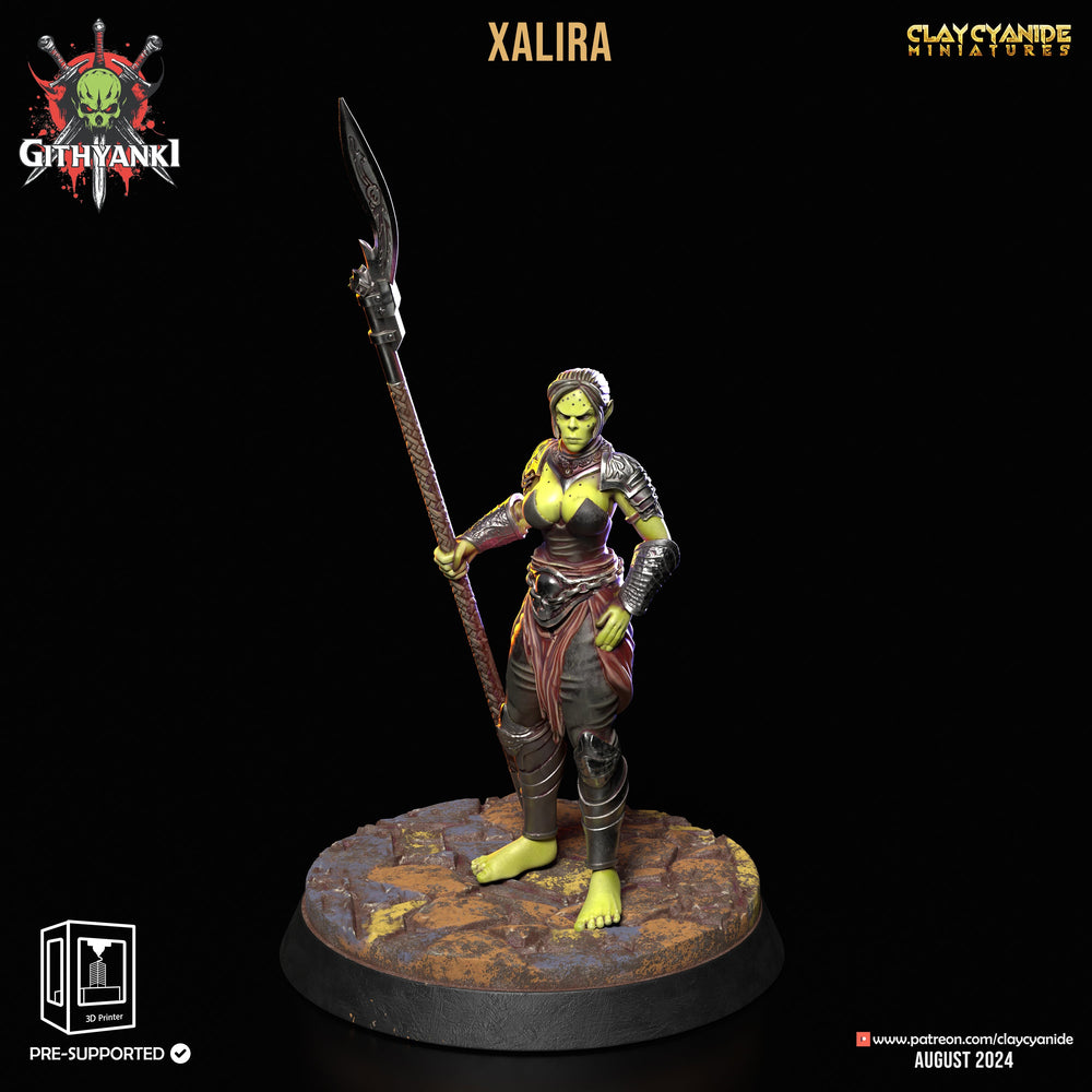 3D Printed Clay Cyanide Githyanki Warriors Set 28 32 mm D&D (Online Only)