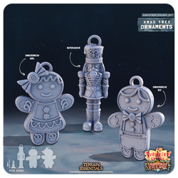 3D Printed Cast n Play Christmas Village Terrain Set 28mm 32mm D&D (Online Only)