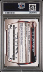 Graded 2023 Topps Bowman Draft Hurston Waldrep #BDC114 Chrome Purple /250 Rookie RC Baseball Card PSA 10 Gem Mint (ONLINE ORDER ONLY)