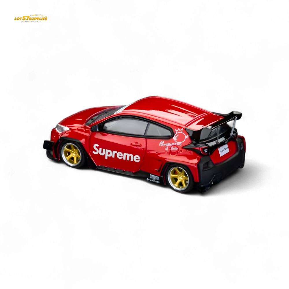 ET Model x Fuji Toyota Yaris GR Pandem S u p r e m e  Livery 1:64 (ONLINE ORDER ONLY)