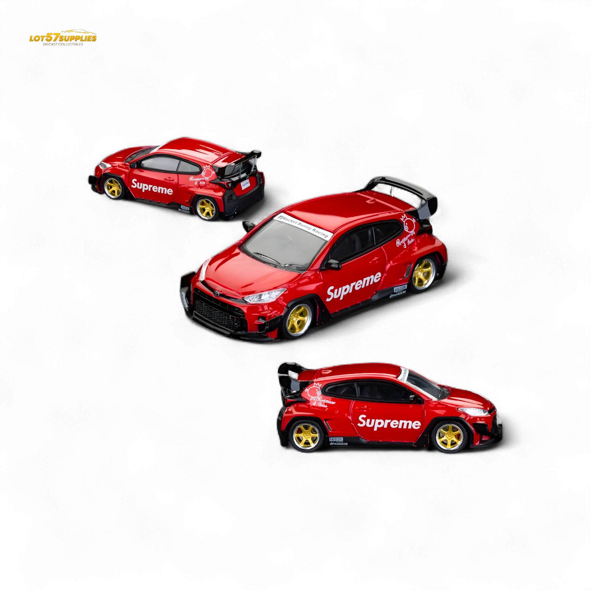 ET Model x Fuji Toyota Yaris GR Pandem S u p r e m e  Livery 1:64 (ONLINE ORDER ONLY)