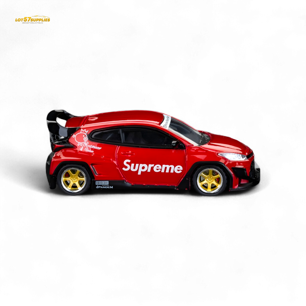 ET Model x Fuji Toyota Yaris GR Pandem S u p r e m e  Livery 1:64 (ONLINE ORDER ONLY)