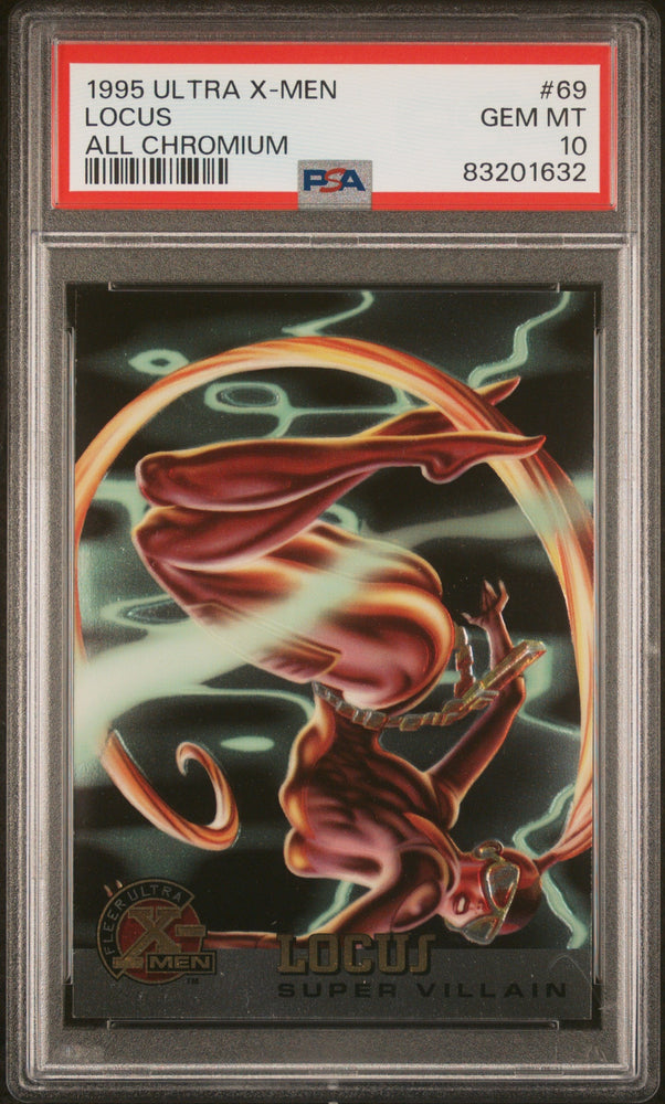 1995 ULTRA X-MEN ALL CHROMIUM LOCUS ALL CHROMIUM #69 - PSA 10 (Online Order Only)