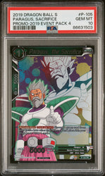 2019 DRAGON BALL SUPER EVENT 04 PARAGUS, SACRIFICE #P-105 - PSA 10 (Online Order Only)