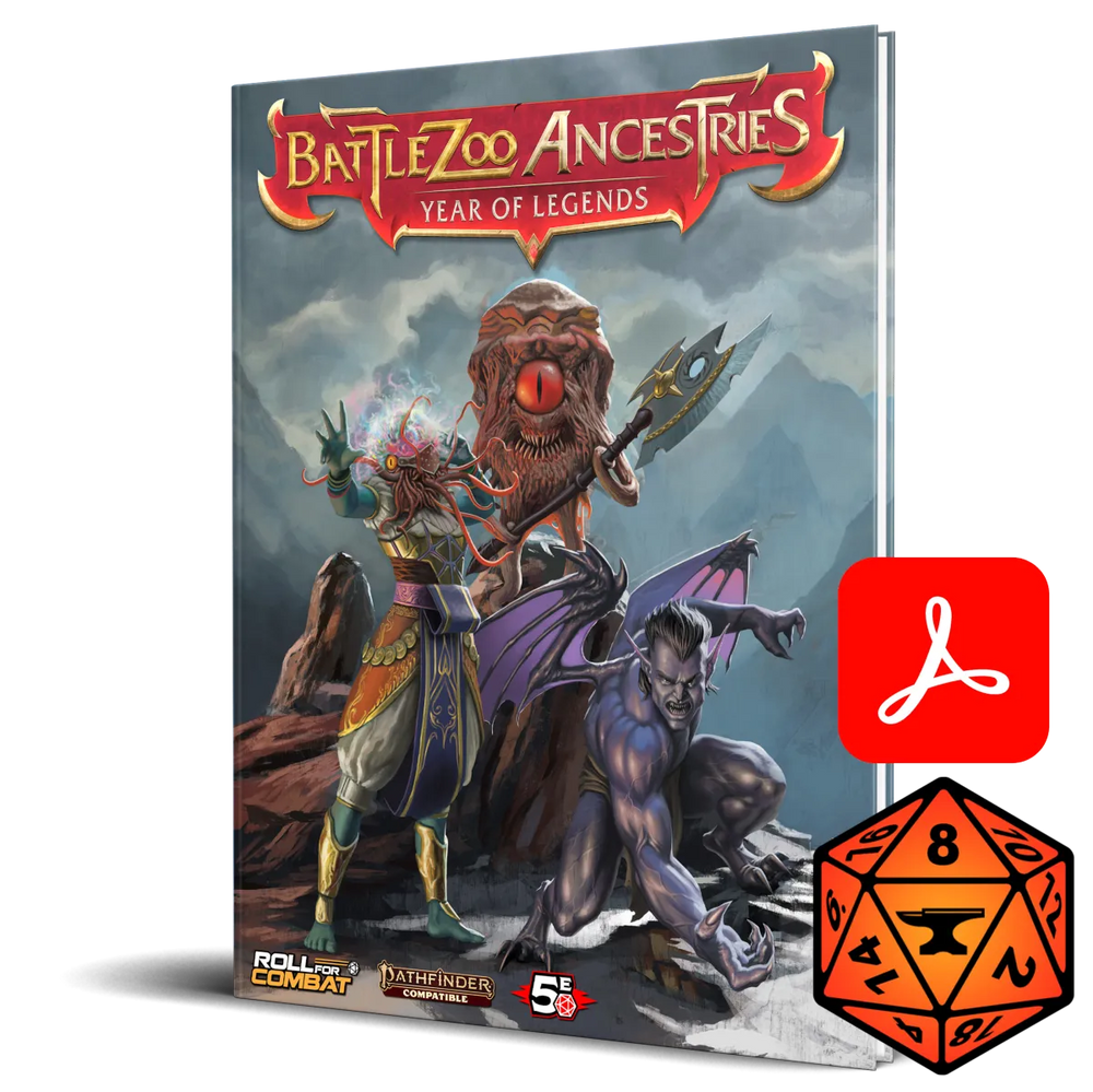 Battlezoo Ancestries: Year of Legends PDF & Foundry VTT (Online Order Only)
