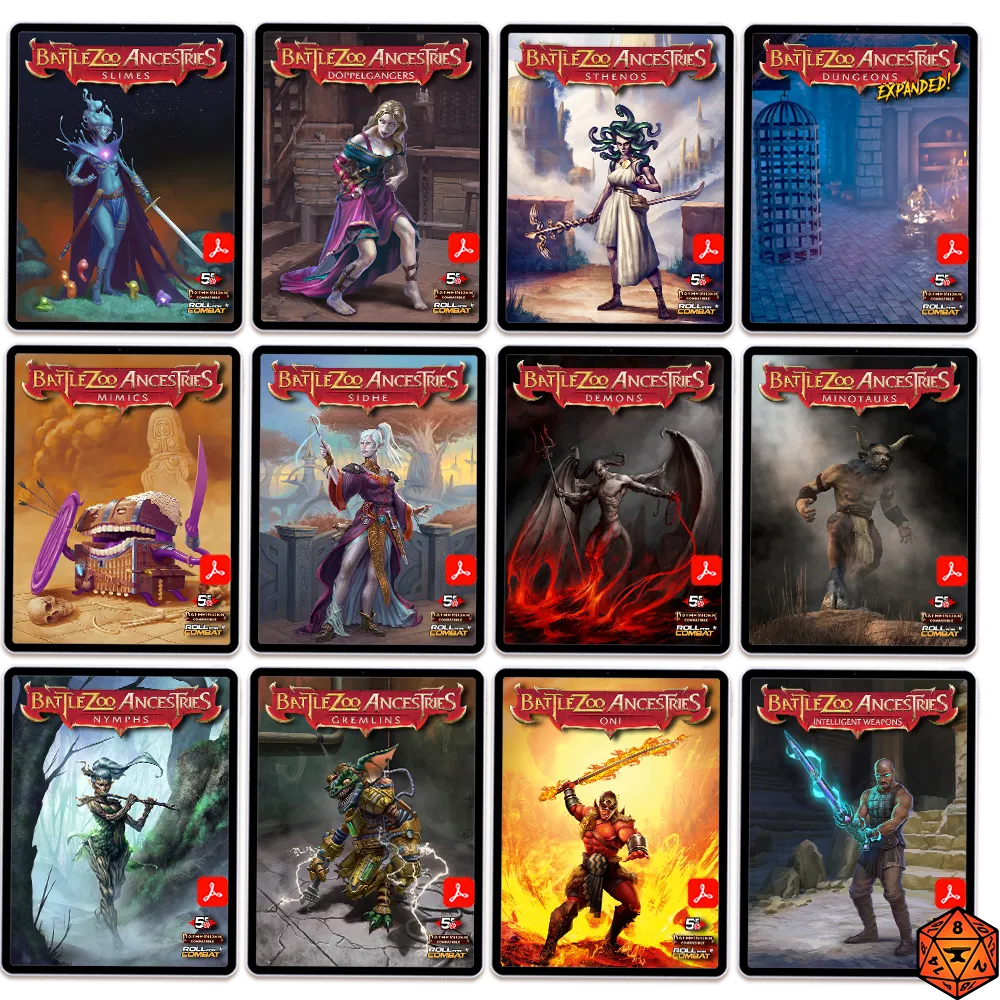 Battlezoo Ancestries: Classic Creatures PDF & Foundry VTT (Online Order Only)