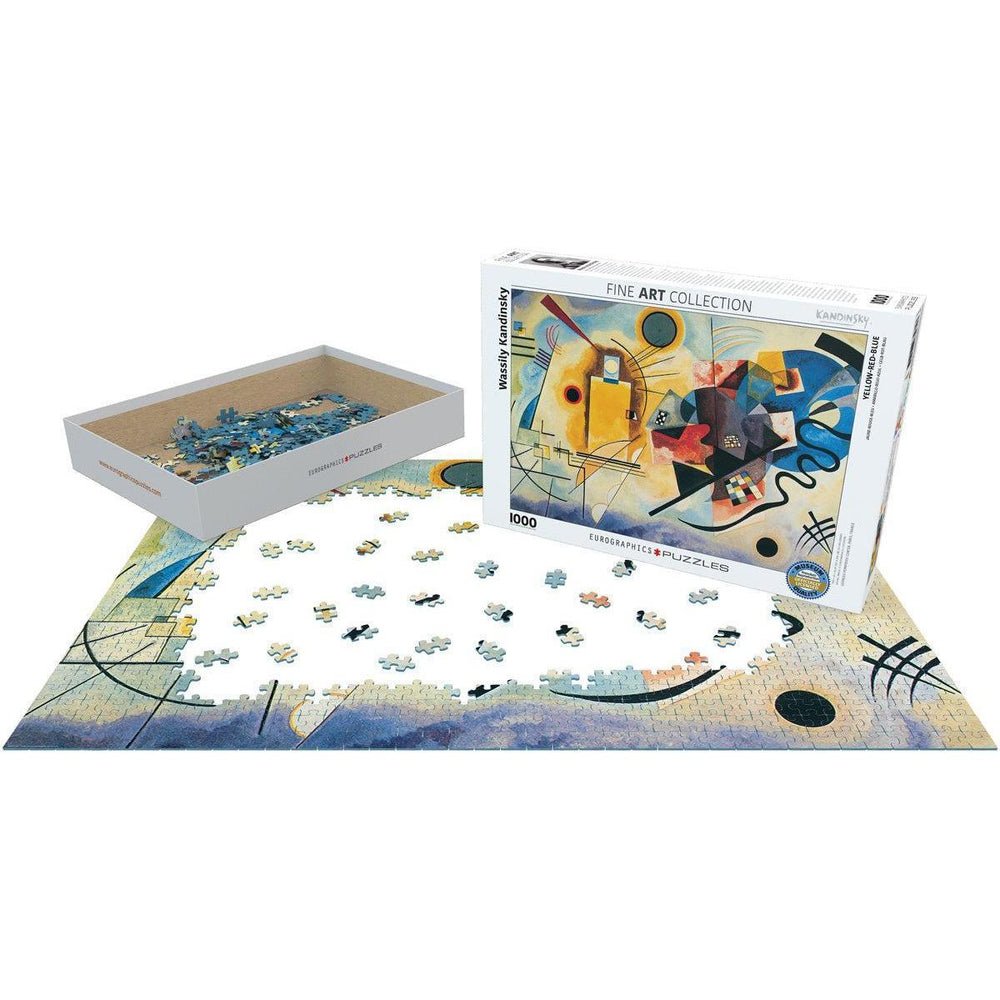 Yellow-Red-Blue by Wassily Kandinsky 1000 Piece Jigsaw Puzzle Eurographics (ONLINE ORDER ONLY)