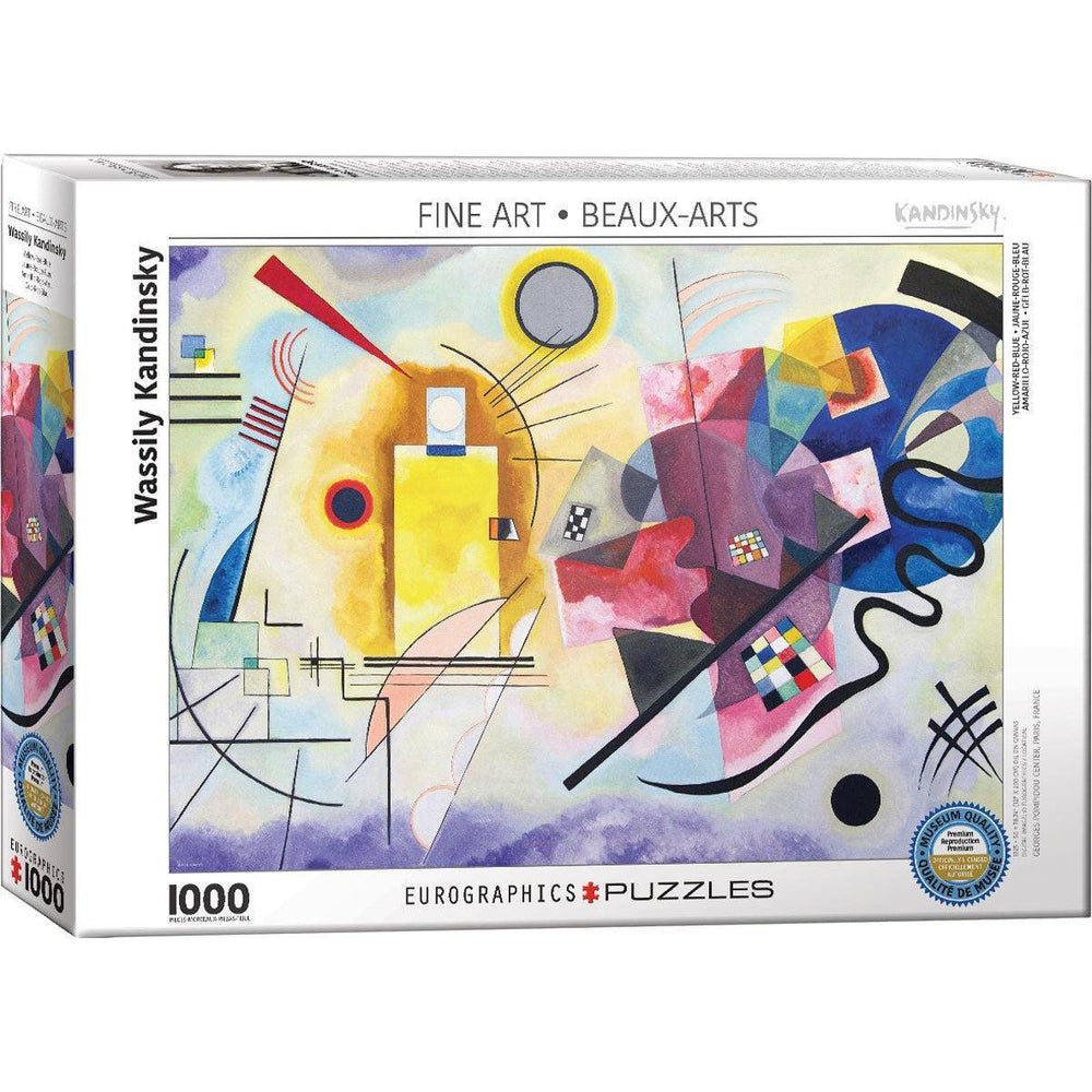 Yellow-Red-Blue by Wassily Kandinsky 1000 Piece Jigsaw Puzzle Eurographics (ONLINE ORDER ONLY)