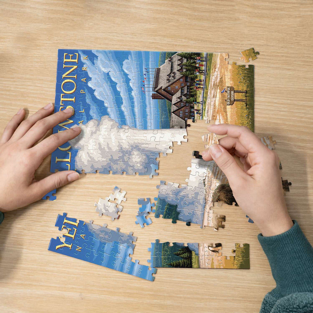 Yellowstone National Park 210 Piece Jigsaw Puzzle Boardwalk (ONLINE ORDER ONLY)