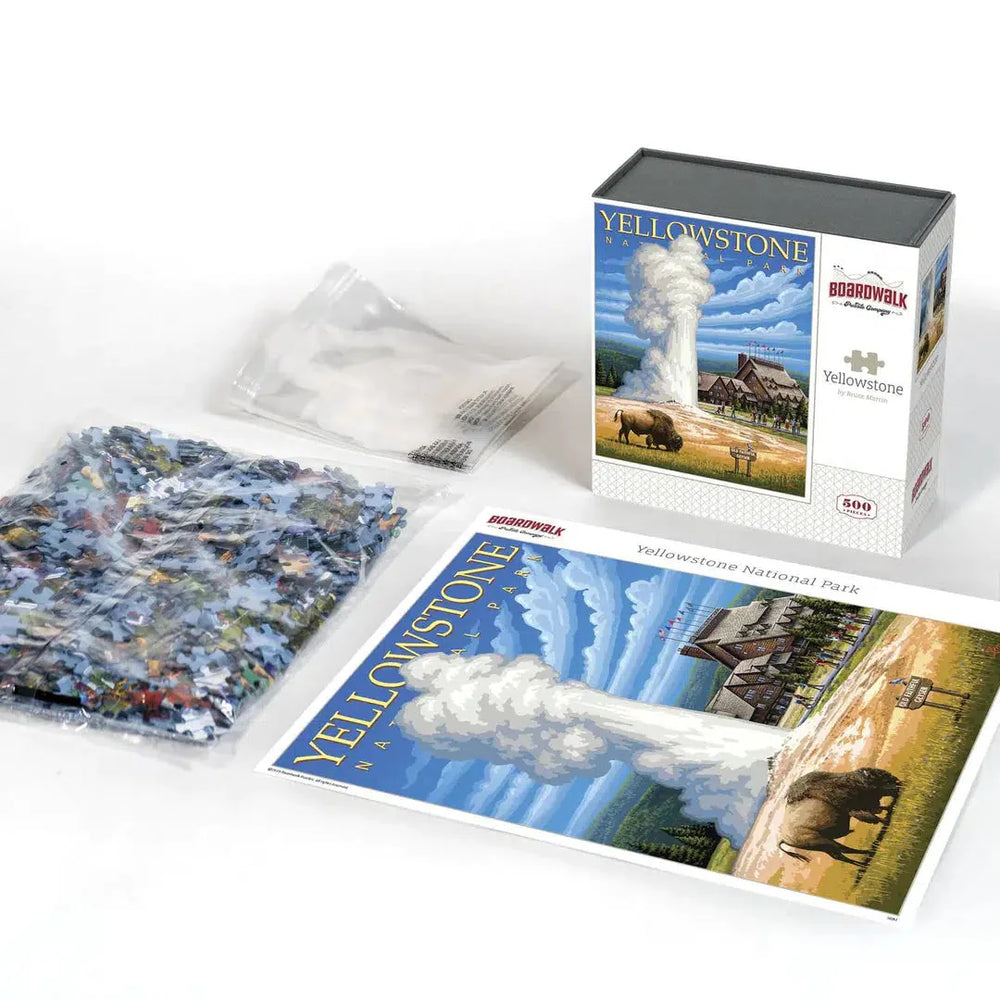 Yellowstone National Park 500 Piece Jigsaw Puzzle Boardwalk (ONLINE ORDER ONLY)