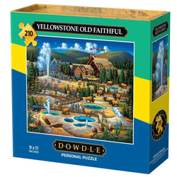 Yellowstone Old Faithful 210 Piece Jigsaw Puzzle Dowdle (ONLINE ORDER ONLY)