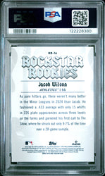 Graded 2025 Topps Bowman Jacob Wilson #RR16 Rockstar Rookies Rookie RC Baseball Card PSA 9 Mint (ONLINE ORDER ONLY)