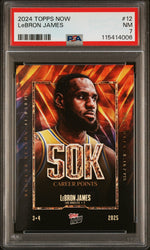 Graded 2024 Topps Now LeBron James #12 Basketball Card PSA 7 Near Mint (ONLINE ORDER ONLY)