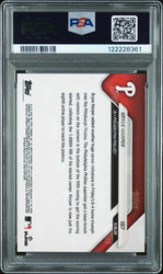 Graded 2025 Topps Now Bryce Harper #187 Black Foil /10 Baseball Card PSA 10 Gem Mint (ONLINE ORDER ONLY)