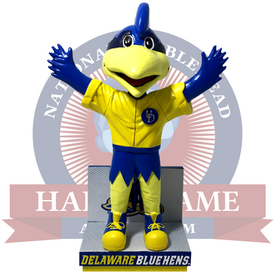 YoUDee Delaware Blue Hens Mascot Bobblehead (ONLINE ORDER ONLY)