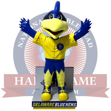 YoUDee Delaware Blue Hens Mascot Bobblehead (ONLINE ORDER ONLY)