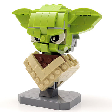 Custom Star Wars Yoda Bust made with LEGO® parts (Online Order Only)