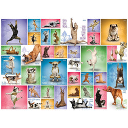 Yoga Dogs 1000 Piece Jigsaw Puzzle Eurographics (ONLINE ORDER ONLY)