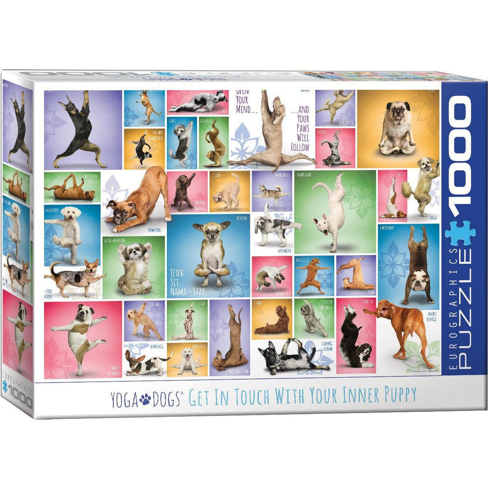 Yoga Dogs 1000 Piece Jigsaw Puzzle Eurographics (ONLINE ORDER ONLY)