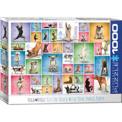 Yoga Dogs 1000 Piece Jigsaw Puzzle Eurographics (ONLINE ORDER ONLY)