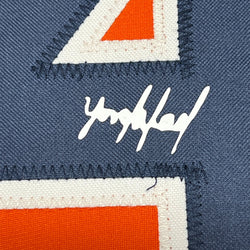 Framed Facsimile Autographed Yordan Alvarez 35x39 Houston Orange Reprint Laser Auto Baseball Jersey (ONLINE ORDER ONLY)