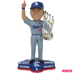 Los Angeles Dodgers 2024 World Series Champions Bobbleheads (ONLINE ORDER ONLY)