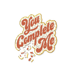 You Complete Me 100 Piece Mini Jigsaw Puzzle Brass Monkey (ONLINE ORDER ONLY)