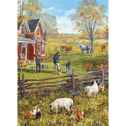 Young Family Farm 500 Piece Jigsaw Puzzle Cobble Hill (ONLINE ORDER ONLY)