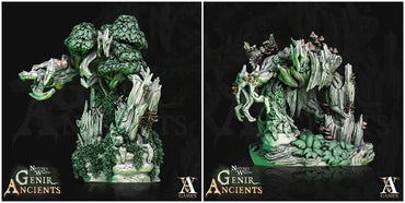 3D Printed Archvillain Games Nature's Wrath Genir Ancients - Young Treants 28mm 32mm D&D (Online Only)