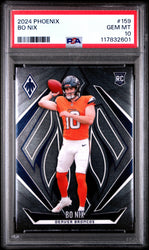 Graded 2024 Panini Phoenix Bo Nix #159 Rookie RC Football Card PSA 10 Gem Mint (ONLINE ORDER ONLY)